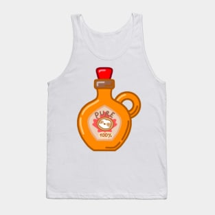 Cute Maple Syrup Sloth Tank Top